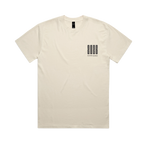 Ecru Calvin Harris Marlay Park / Malahide Castle Tour T-Shirt, front view