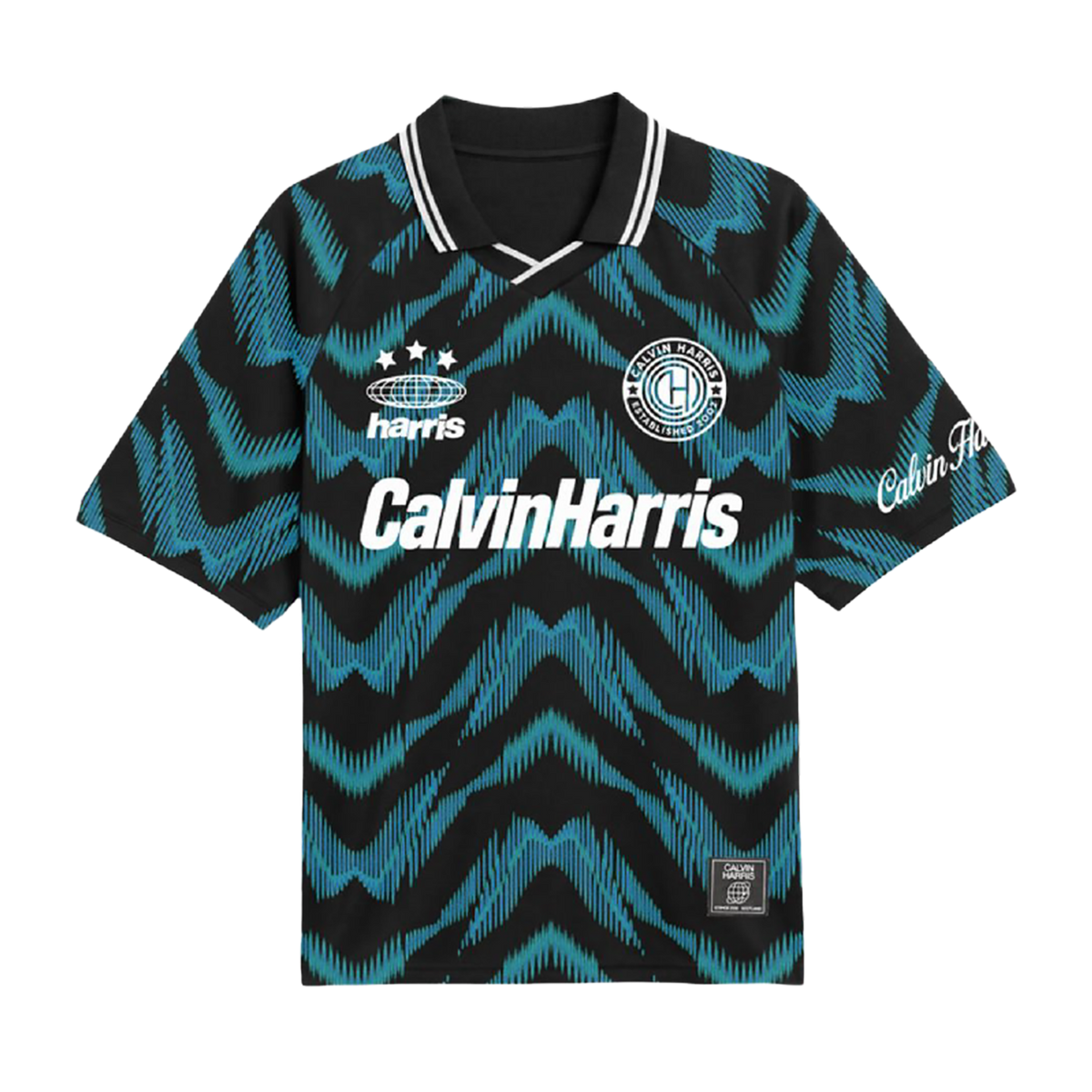 Patterned Calvin Harris Football Jersey