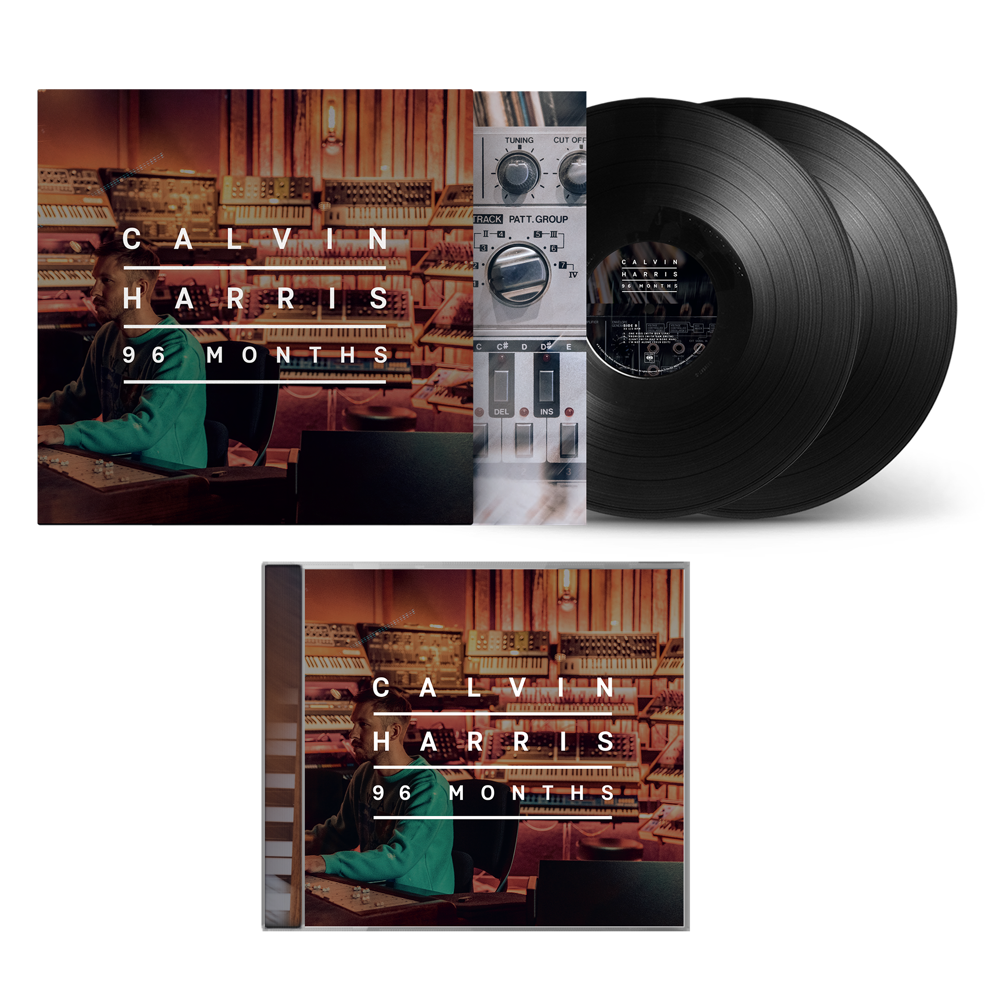 Calvin Harris - Ready for the Weekend Standard Black Vinyl 2LP + Jewelcase CD