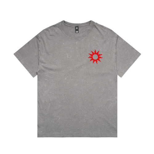 Belfast Vital Stone Grey Sun Flame T-Shirt